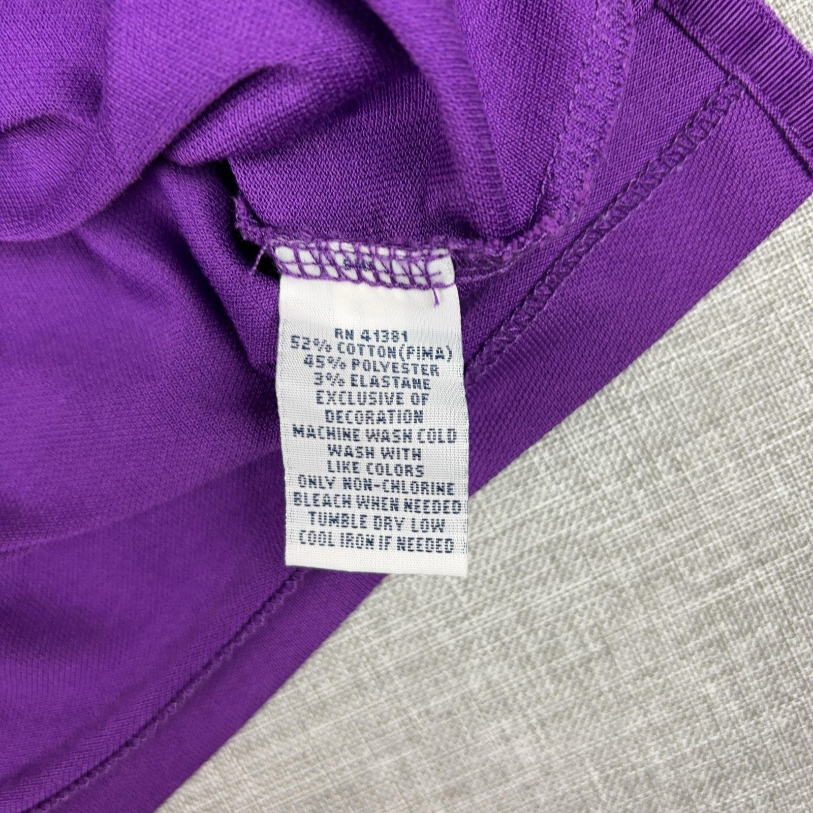 Polo Golf Ralph Lauren Polo Womens XL Purple Short Sleeve Tailored Fit Collared