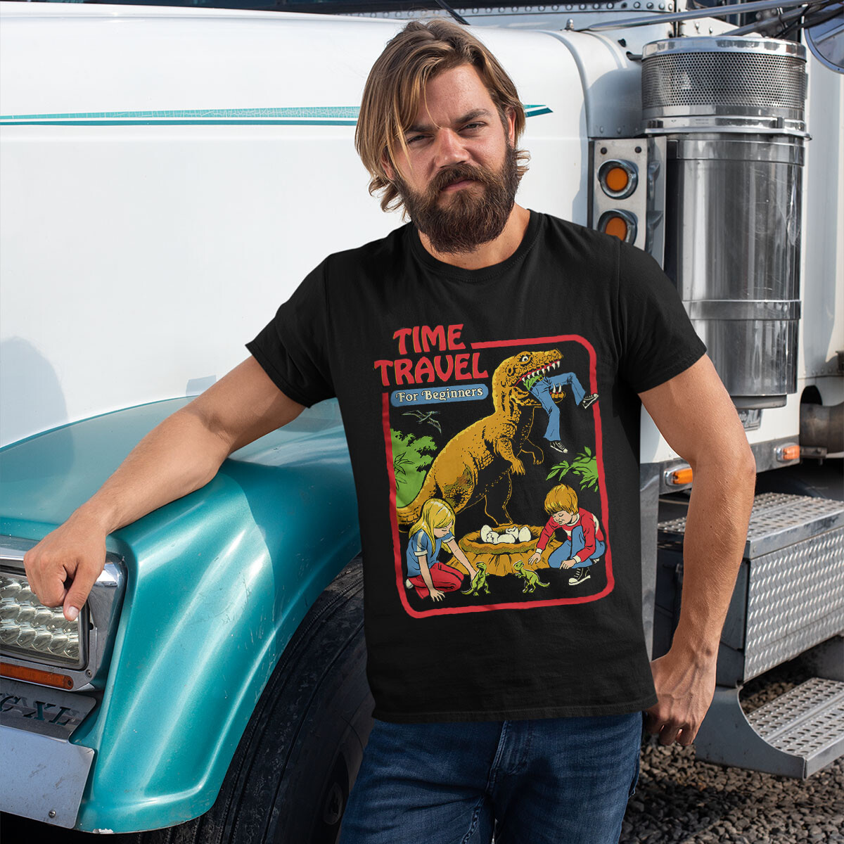 Time Travel for Beginners 90s Sci Fi T Shirt #SR#T433