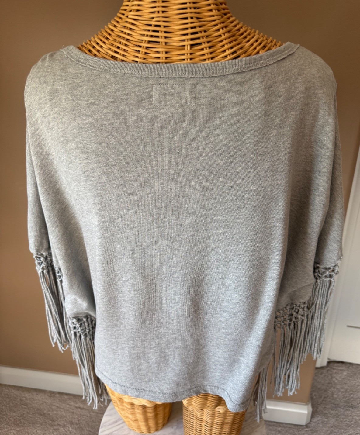 Ralph Lauren Vintage Beaded Fringe Top- Size M