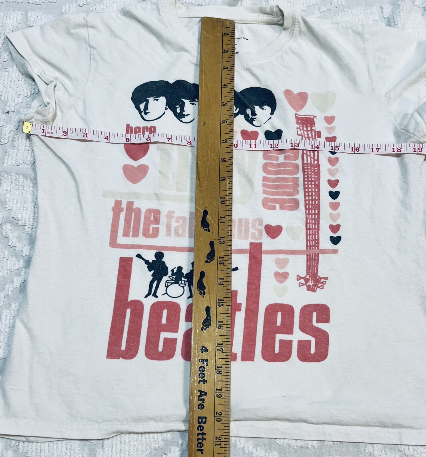 The Beatles 2007 Official Apple Corps “The Fabulous Beatles” T-Shirt Women Sz XL