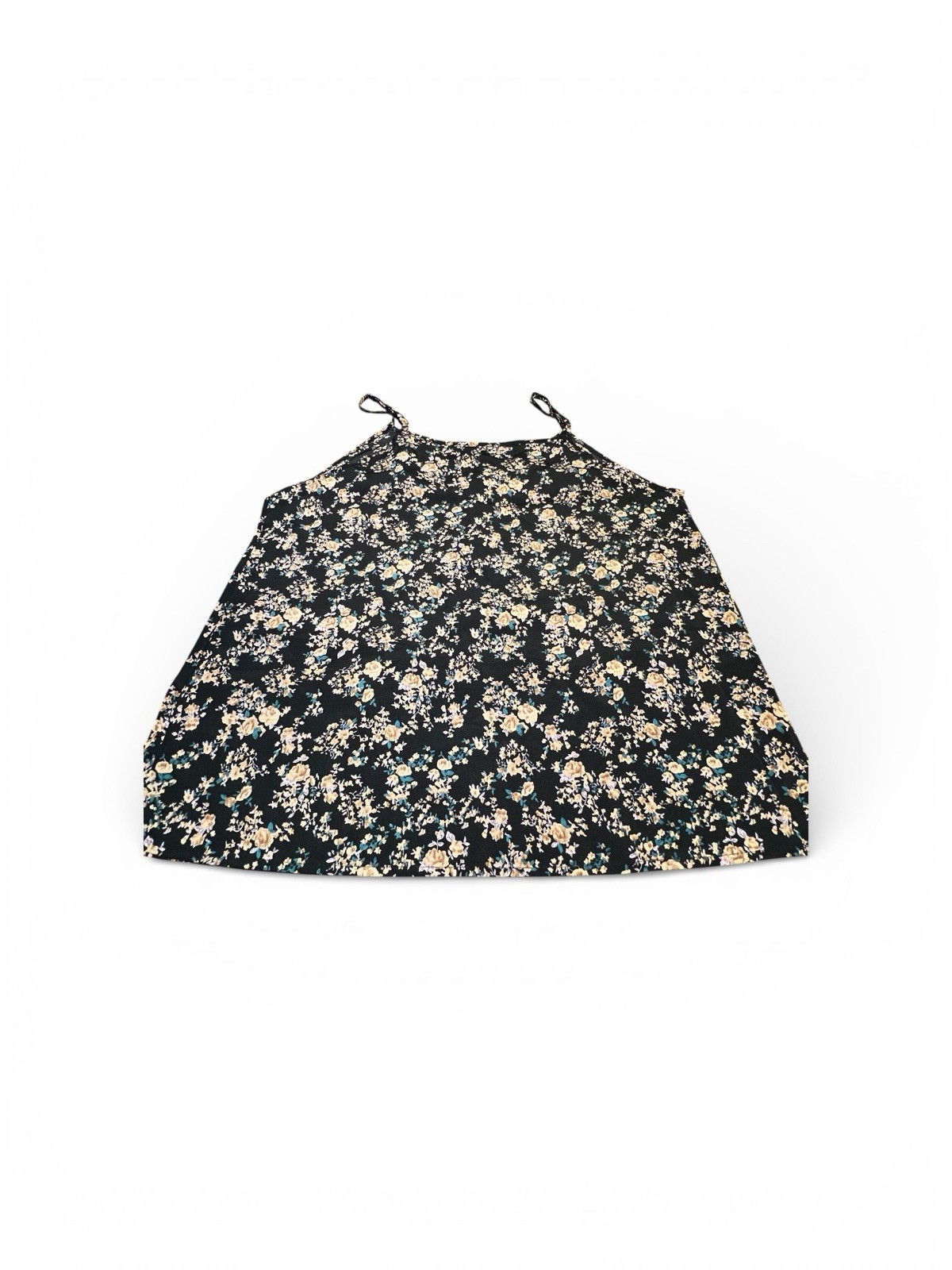 SHEIN Floral Camisole Tank Top With Button Detail and Adjustable Strap Size 1XL