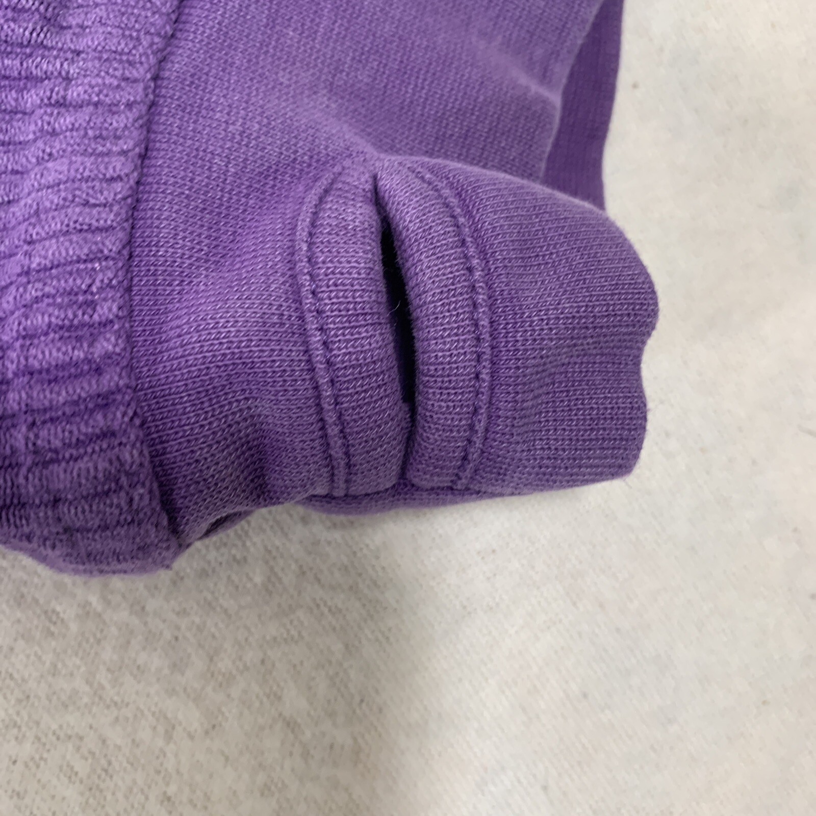 Clemson University Waffle Knit Thermal Shirt Women’s Small Purple Thumbholes