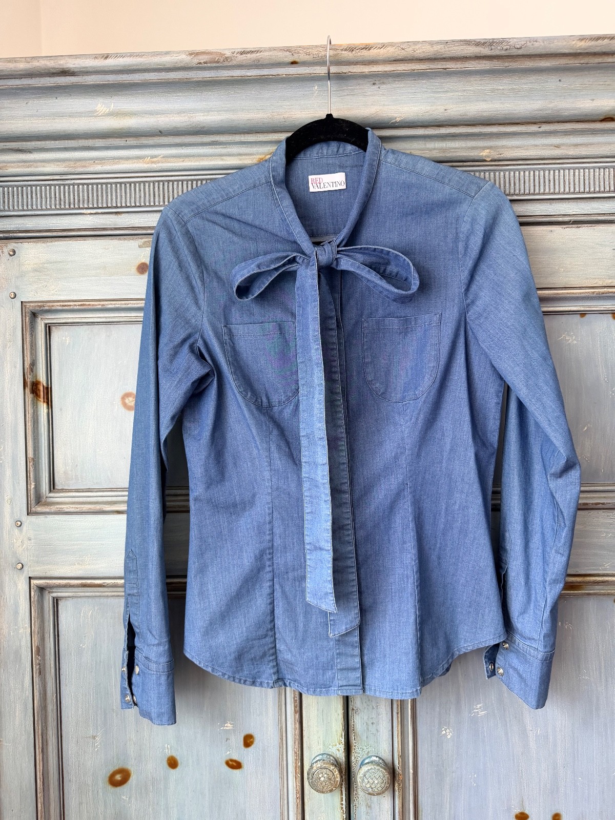 Red Valentino Denim Blouse Size S