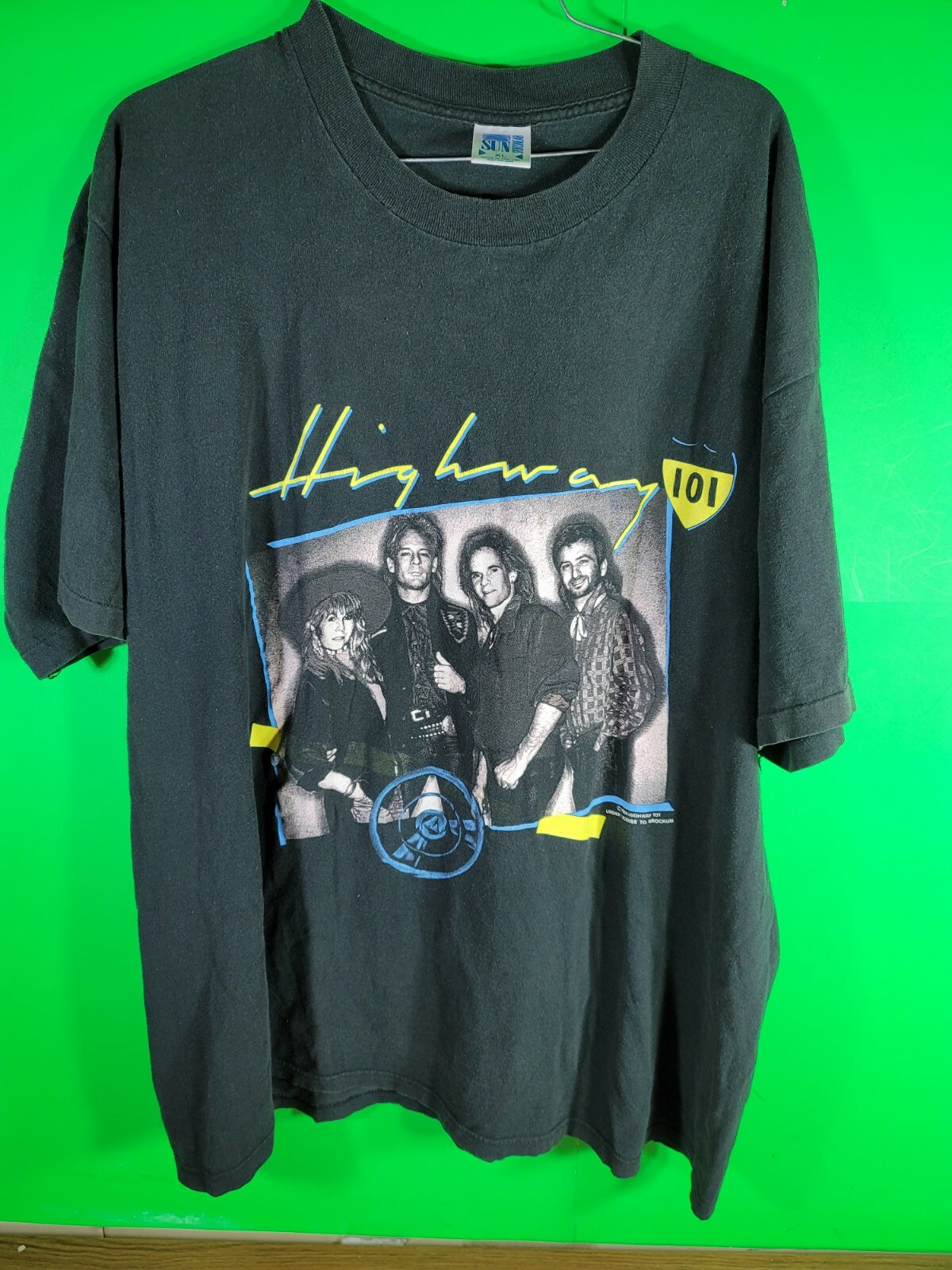 Highway 101 1988 Coast to Coast Country Concert Tour Vintage T Shirt XL . (22)