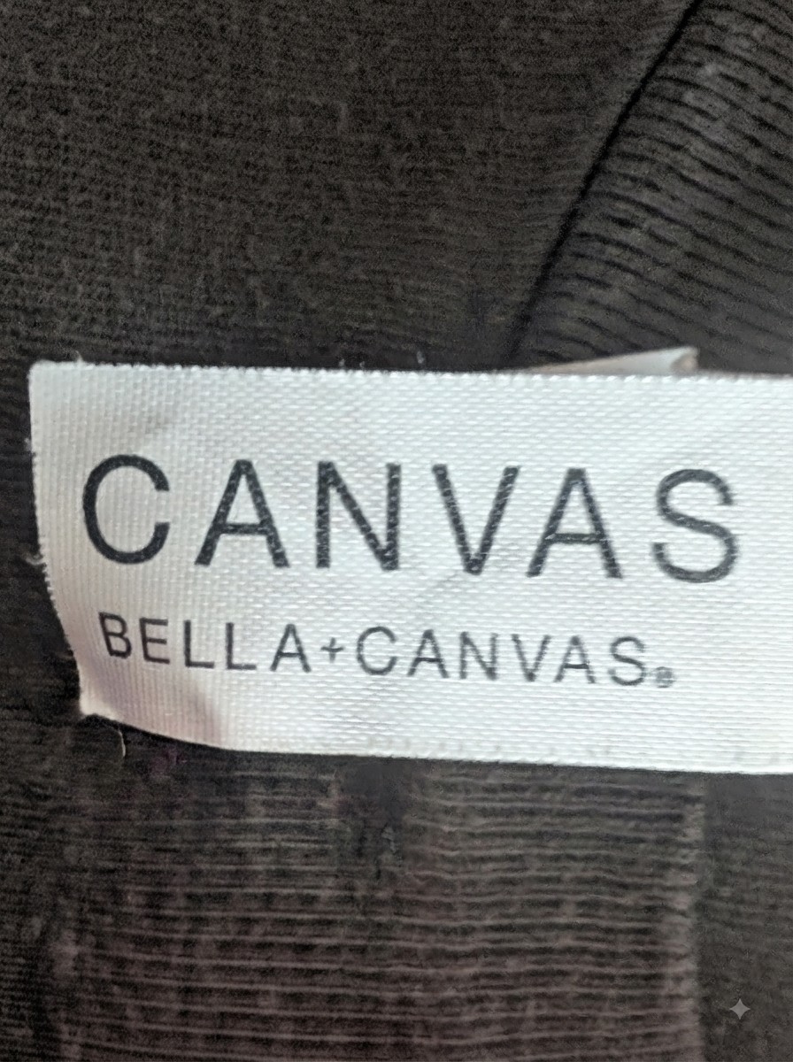 Bella + Canvas Womens Gray Cotton Jersey Hello humankindness Graphic Tee S
