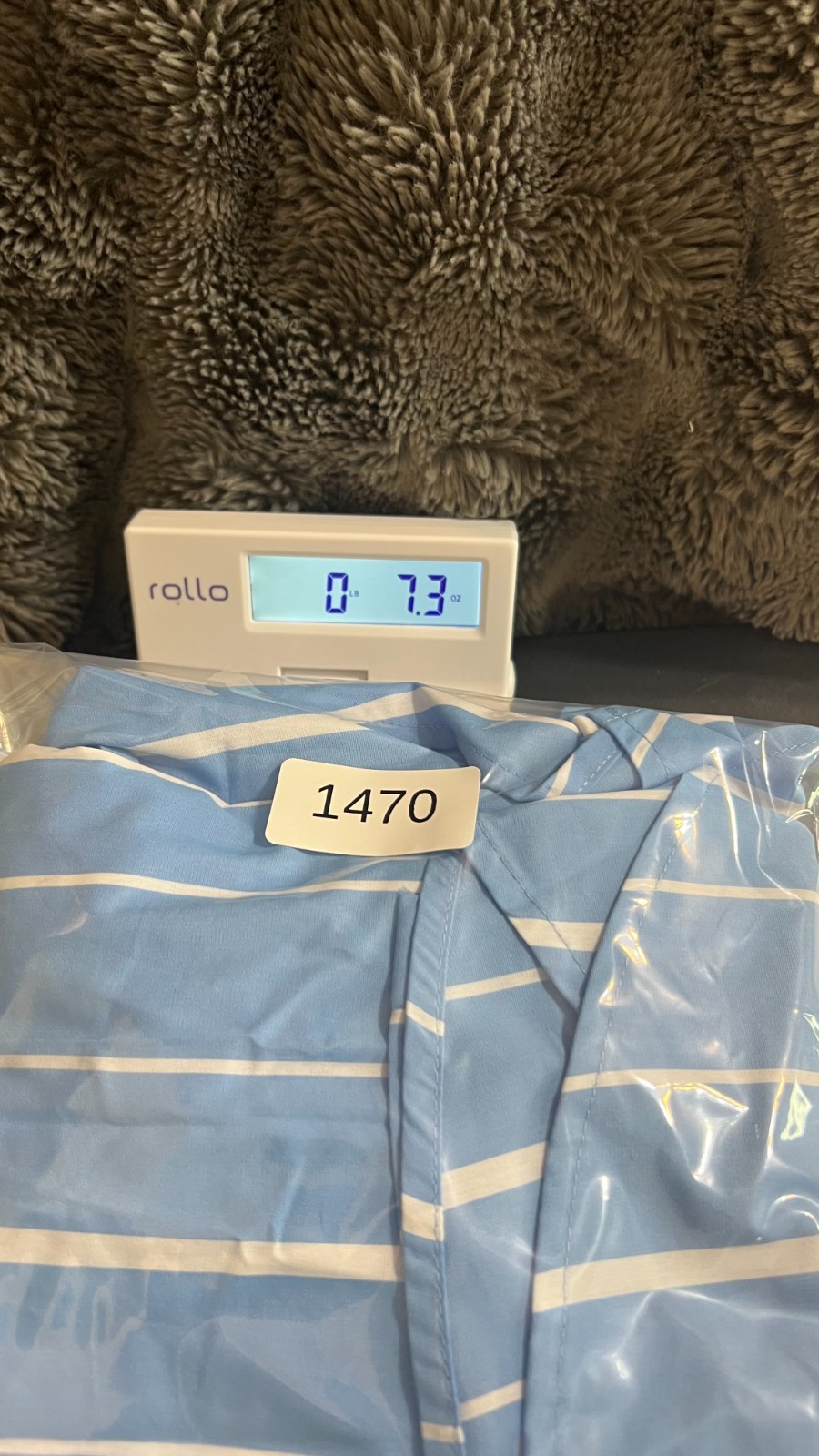 Studio Park Wrap Shirt Womens Small Blue Striped Collared Corporate Chic Office