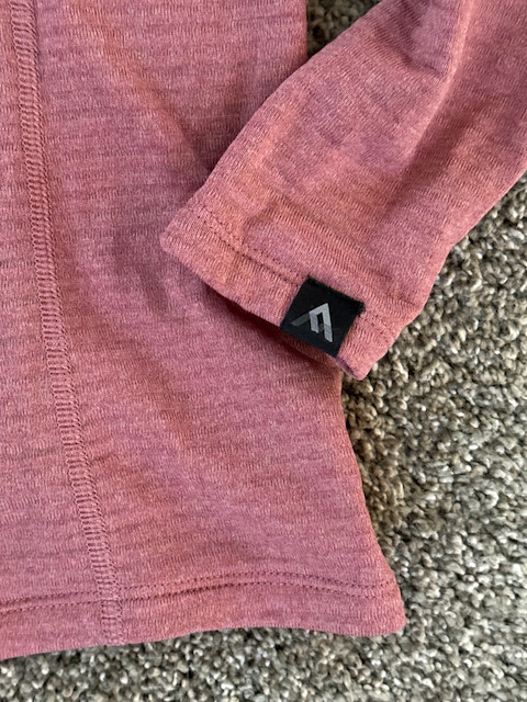 7Mesh Womens StretchL/S Thermal Cycling Running Top Light Cranberry XS NWOT