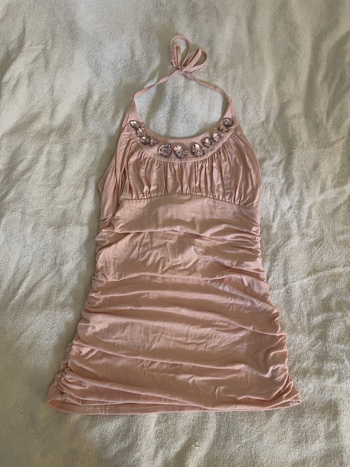 Bebe Pink Diamond Top Size Small 100 % Authentic