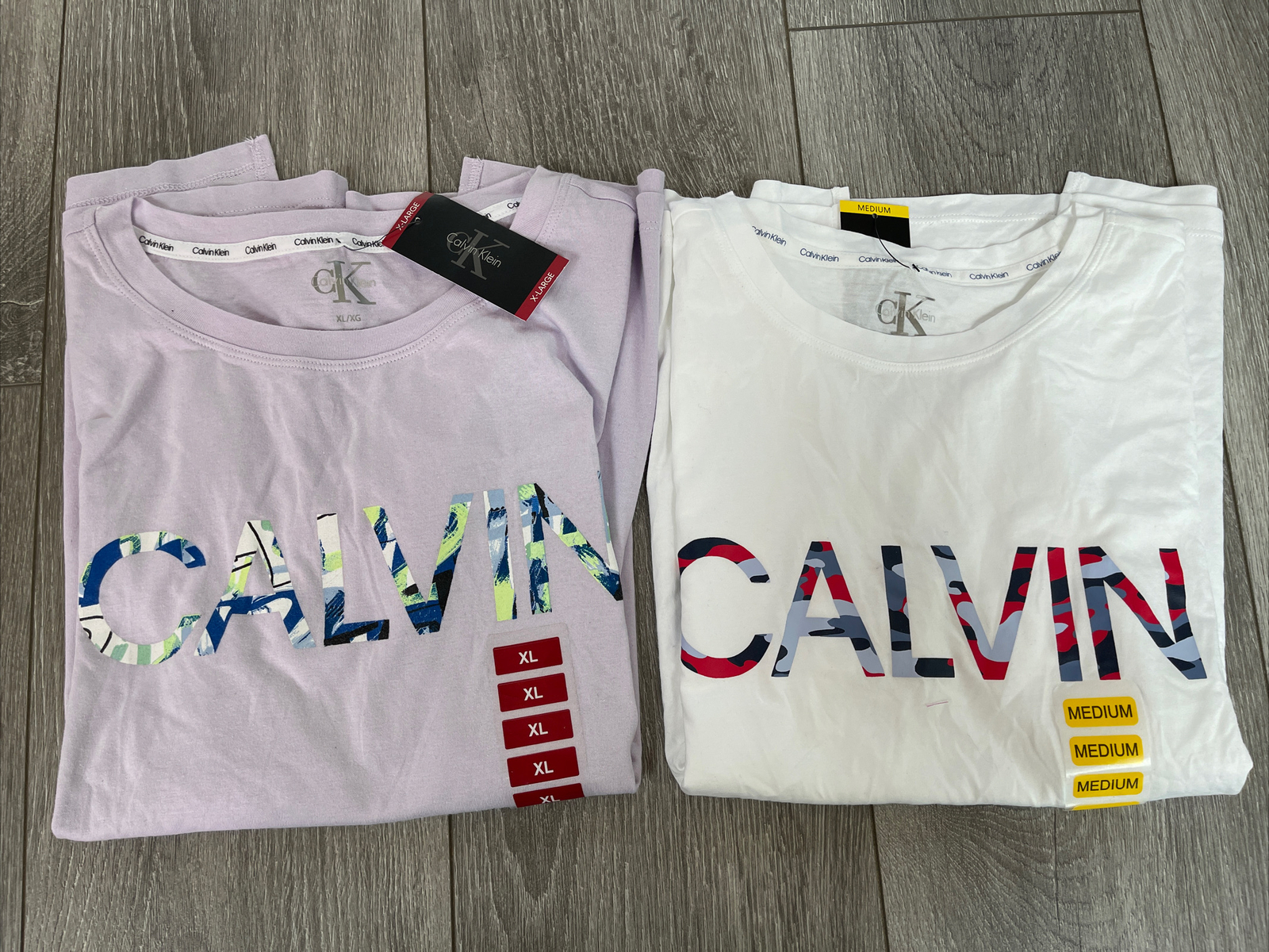 PICK STYLE/SIZE – Calvin Klein Women’s Soft Crew Neck Short Sleeve Graphic Logo