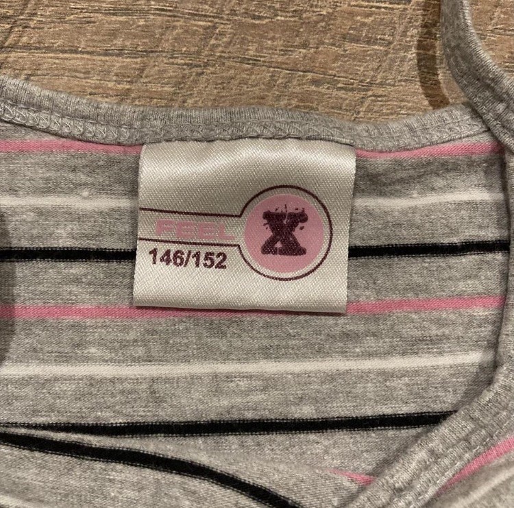 feel X women’s xs striped black white pink tank top cami