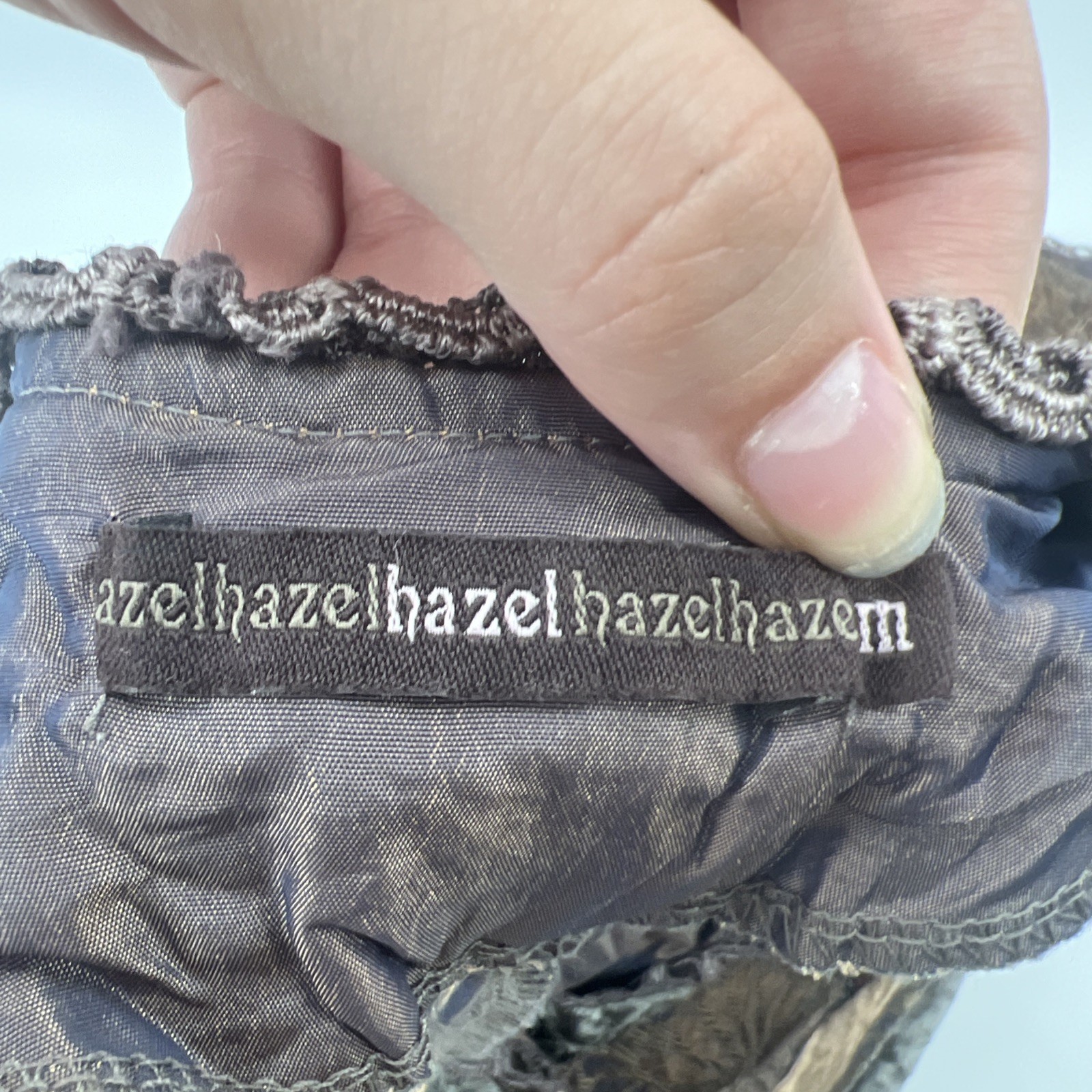 hazelhazelhazel Anthropologie Bolero M Whimsigoth Burnout Velvet Tapestry RARE!