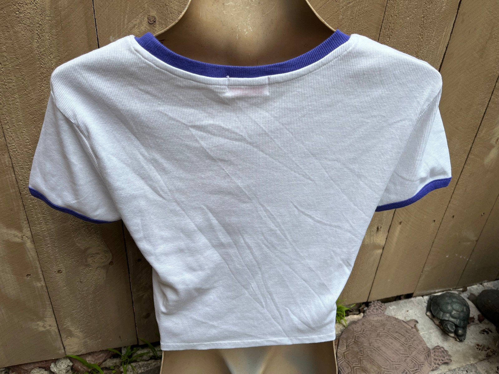 POPPI x Target Somebody at Poppi Loves Me White Graphics Crop T-shirt Women’s L