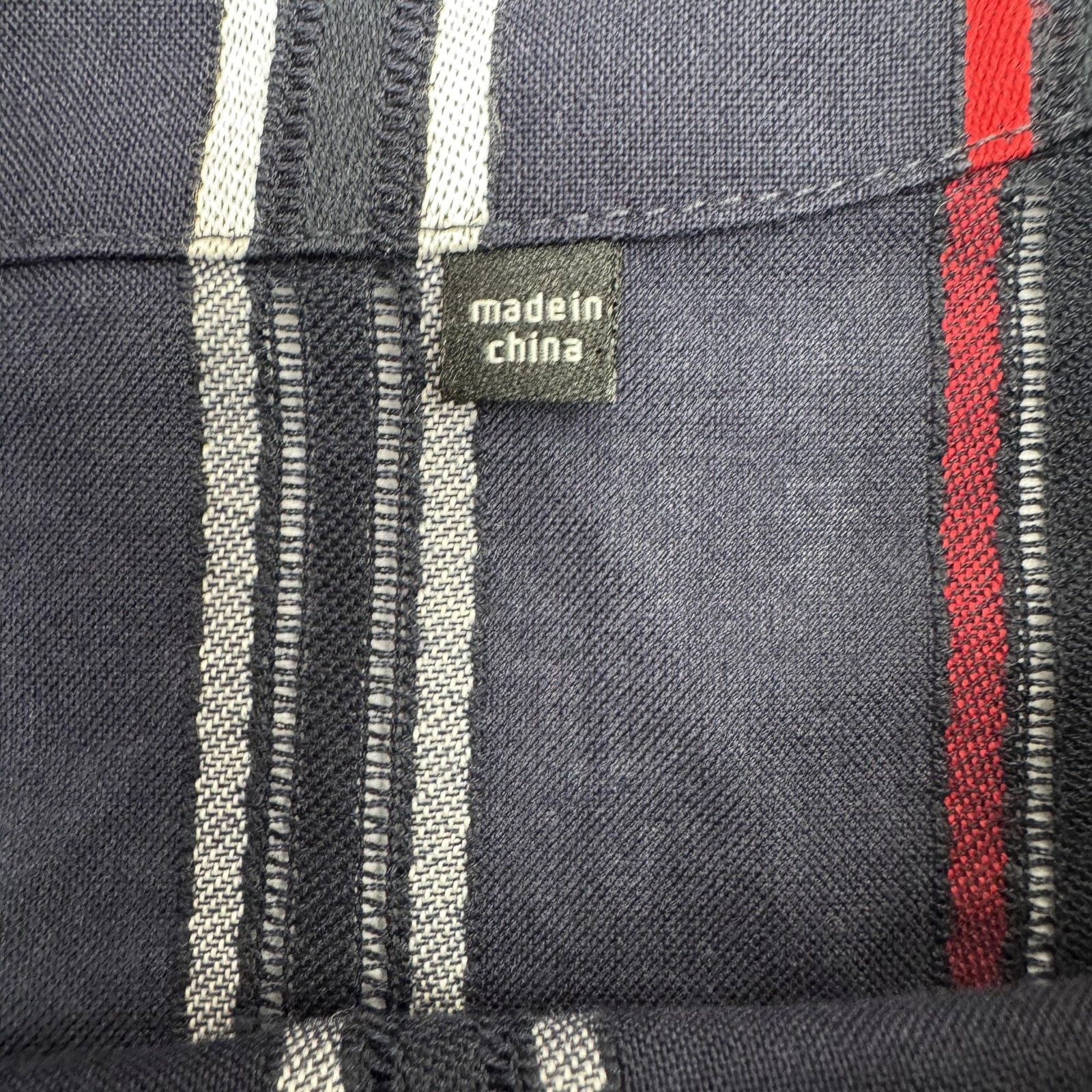 cabi Blouse Womens Medium Navy Red White Striped Long Sleeve Cotton Style 5516