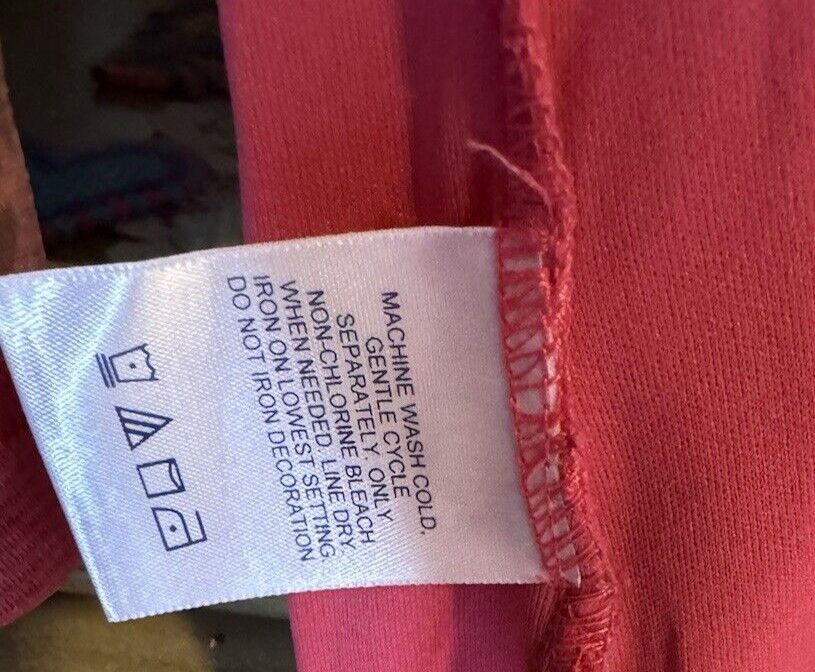 Faded Glory Women Mesh Wrap Top Blouse Rose Shimmer Size Medium new