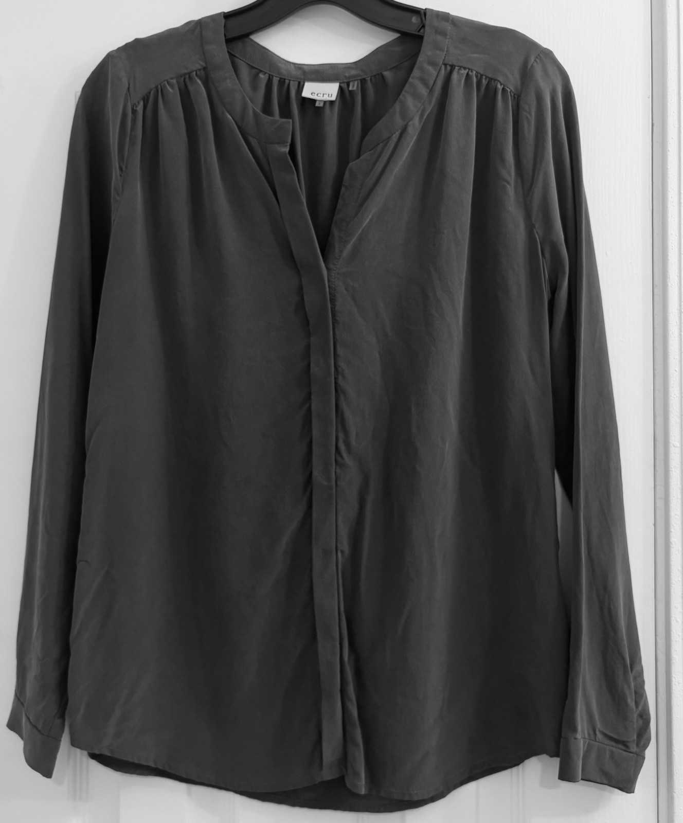 ecru Silk Old Money Scandi Minimal Quiet Luxury Resortcore Career Size S