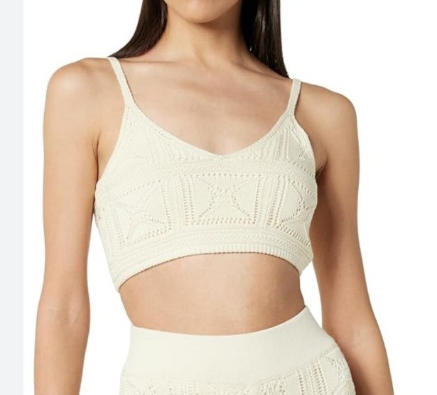 NWT The Drop Diza Crochet Bralette Top Size Small