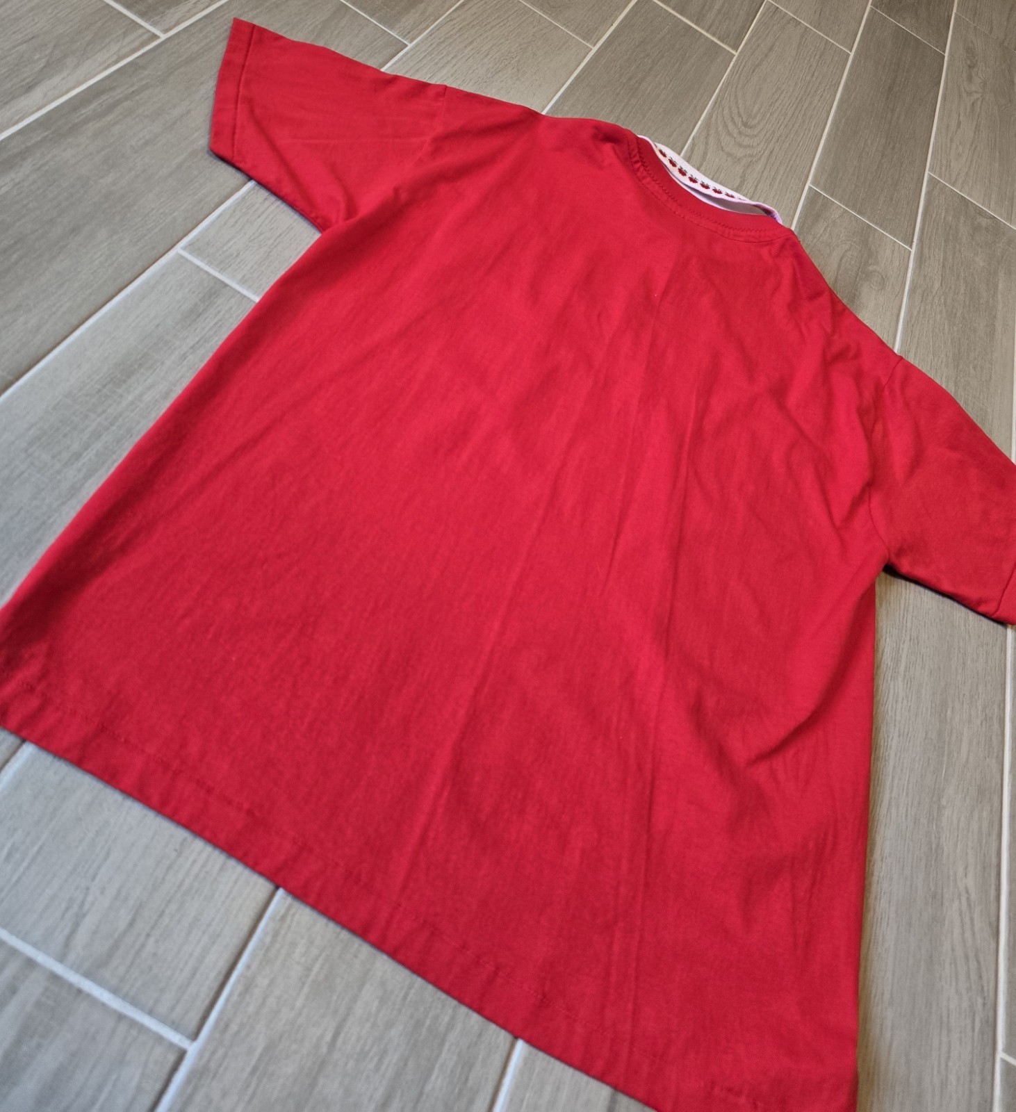 Vintage Cracker Barrel Shirt Art School Teacher Womens XL USA Red Single-Stitch