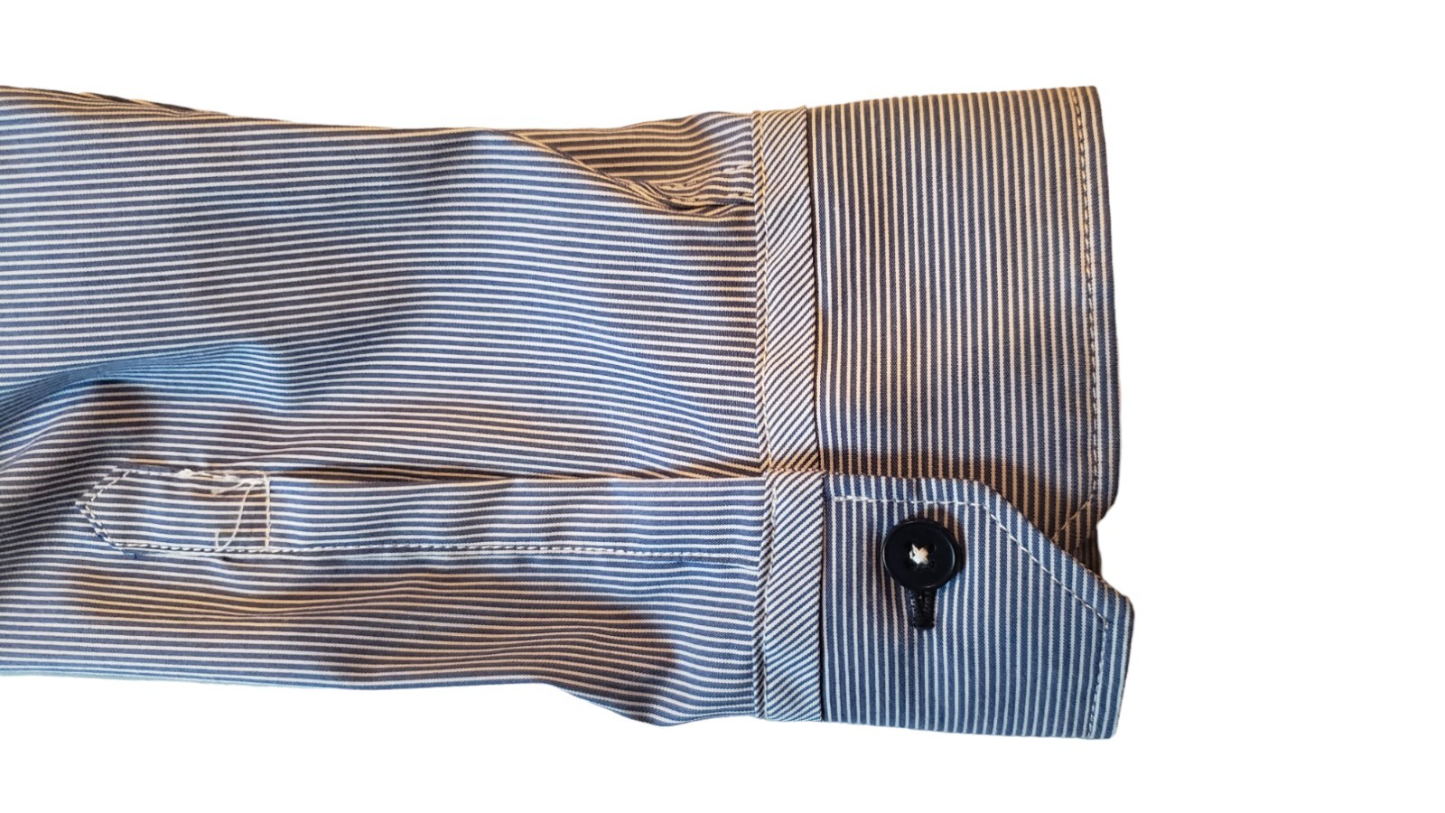 BARILOCHE Button Front Shirt Women’s Jasper Two Tone striped-checkered Size M