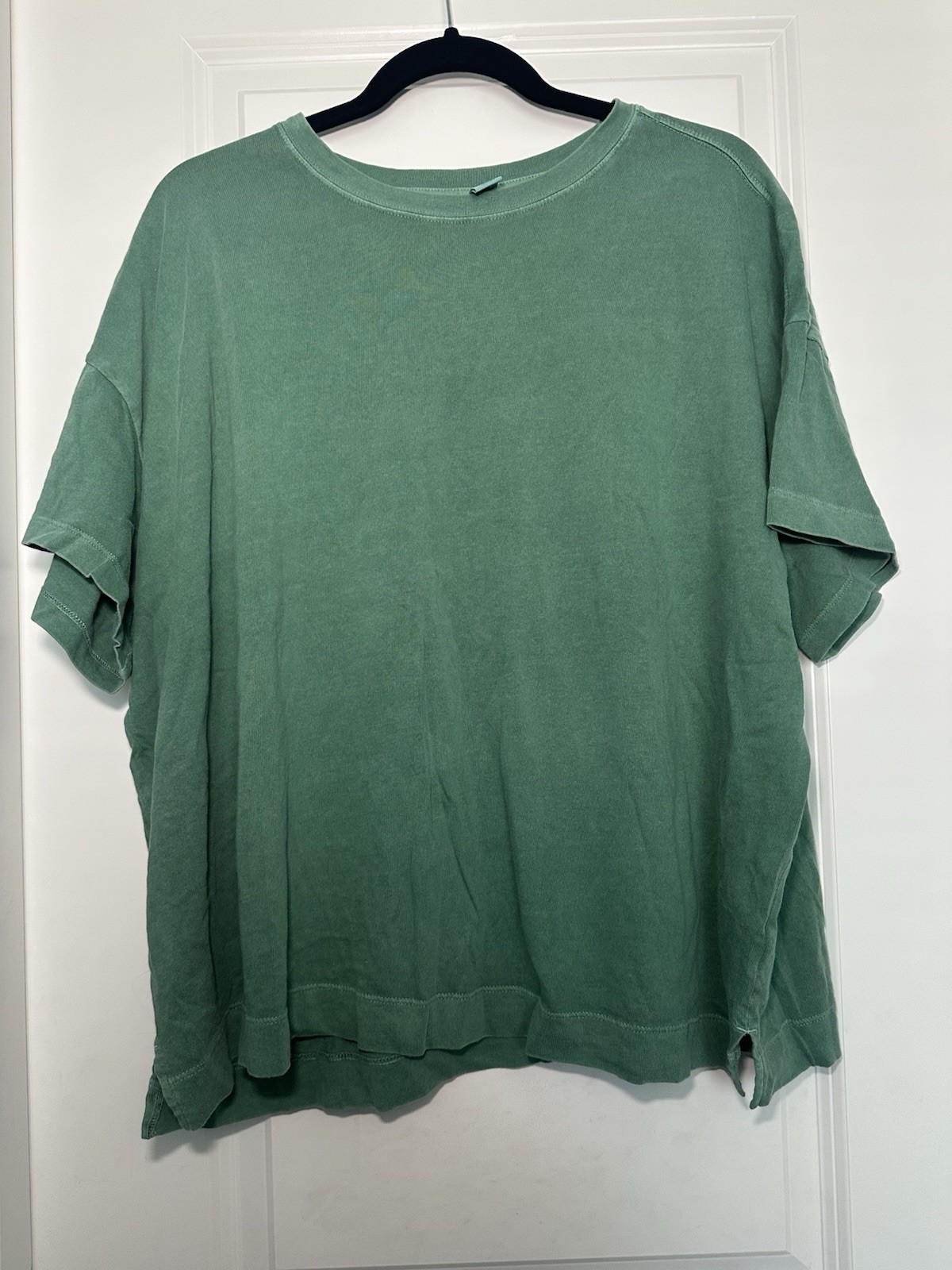 Old Navy Green Vintage T Shirt Tee Womens Size 2X Short Sleeve Stretch Top