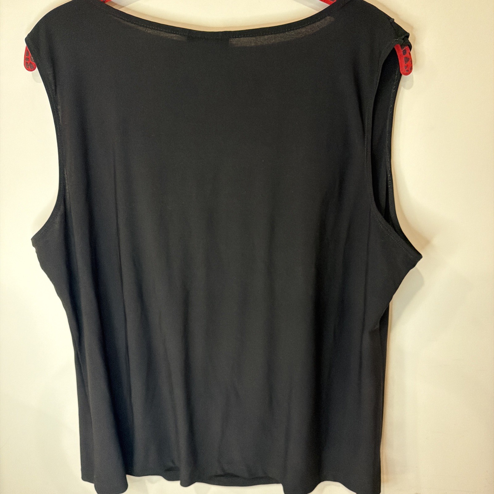Perception Women’s 2XL Black Sleeveless Pullover Blouse Business Formal Casual