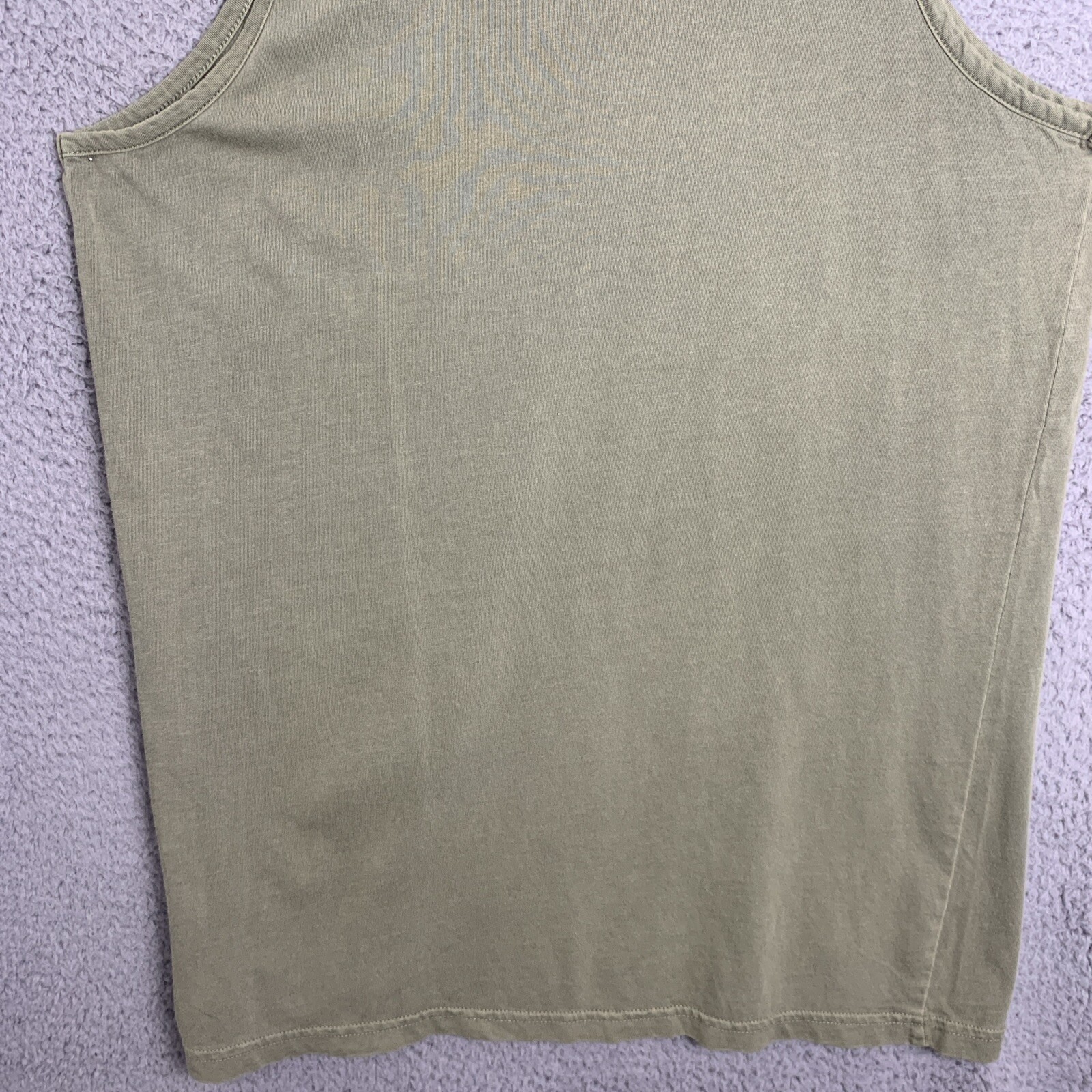 Quiksilver Tank Top Womens Small Sleeveless Pullover Blouse Shirt Cotton Green