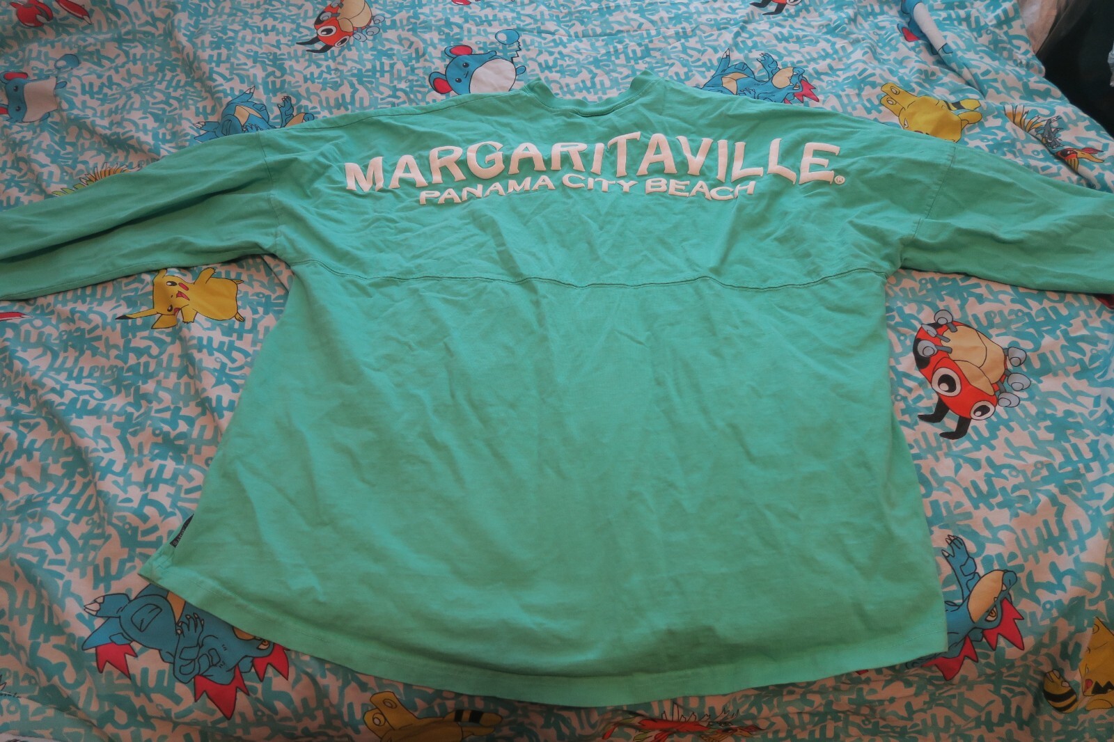 Margaritaville Panama City Beach Florida Spirit Jersey Oversized Puff 2XL Teal
