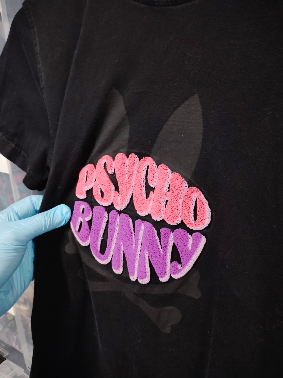 Psycho Bunny Tuft Print Bunny Design Size 3 Women’s A81