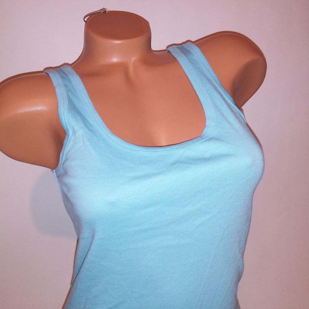 Joe Fresh Tank Top Womens Small Solid Blue Sleeveless