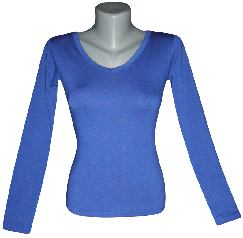 Basic Shirt Longsleeve Langarmshirt Shirt V-Ausschnitt S M L XL XXL NEU