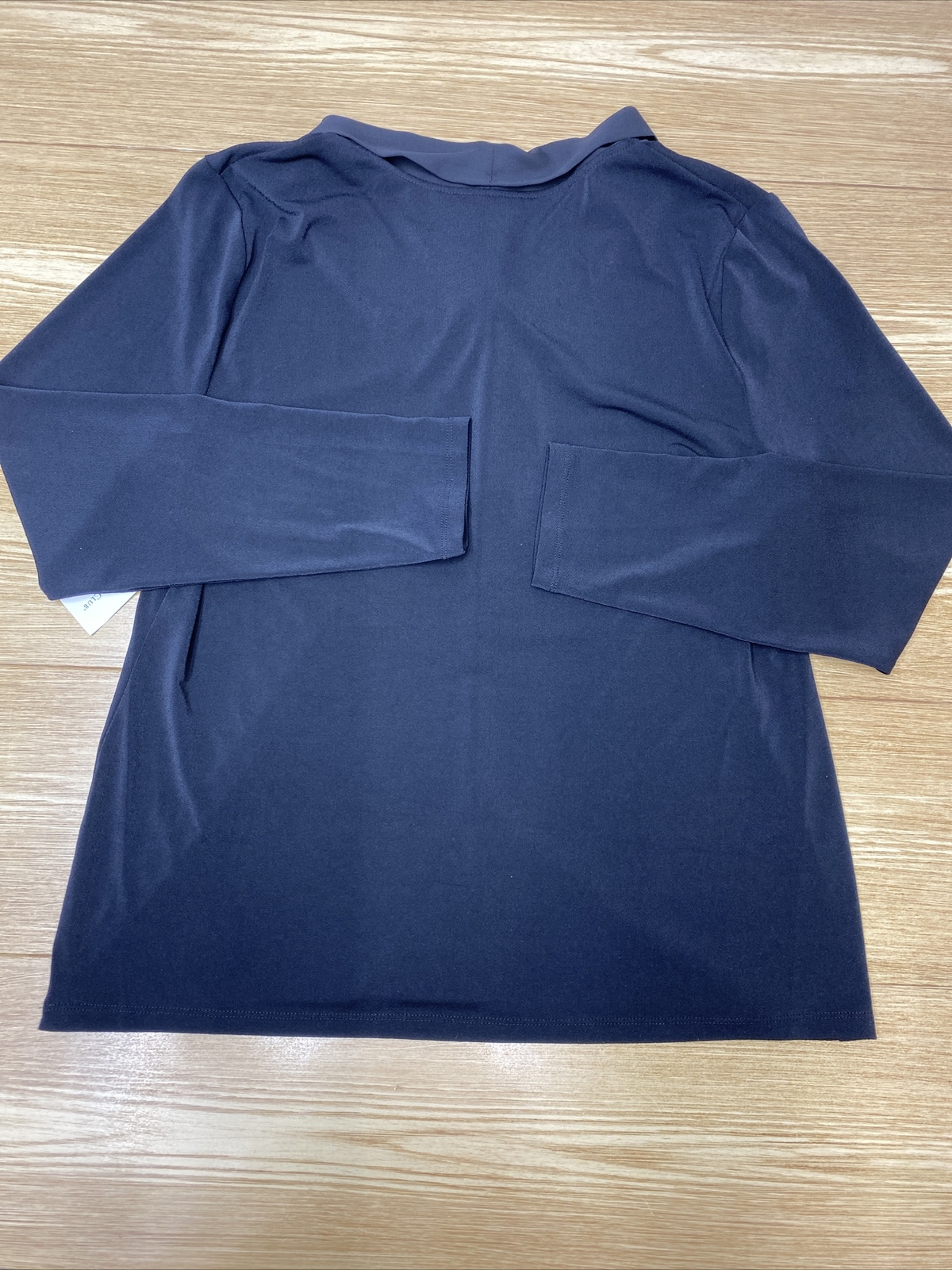 Blusa Para Mujer Charter Club Manga Larga Con Cuello Anudado Para Oficina Talla