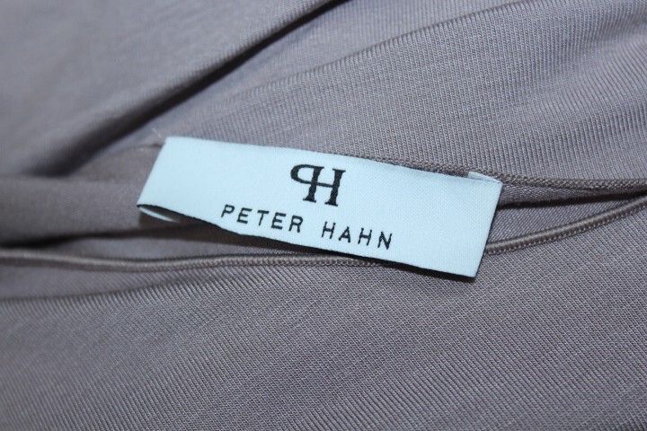 PETER HAHN MOCHA 3/4 SLEEVE SUPER SOFT T SHIRT TOP SIZE 12