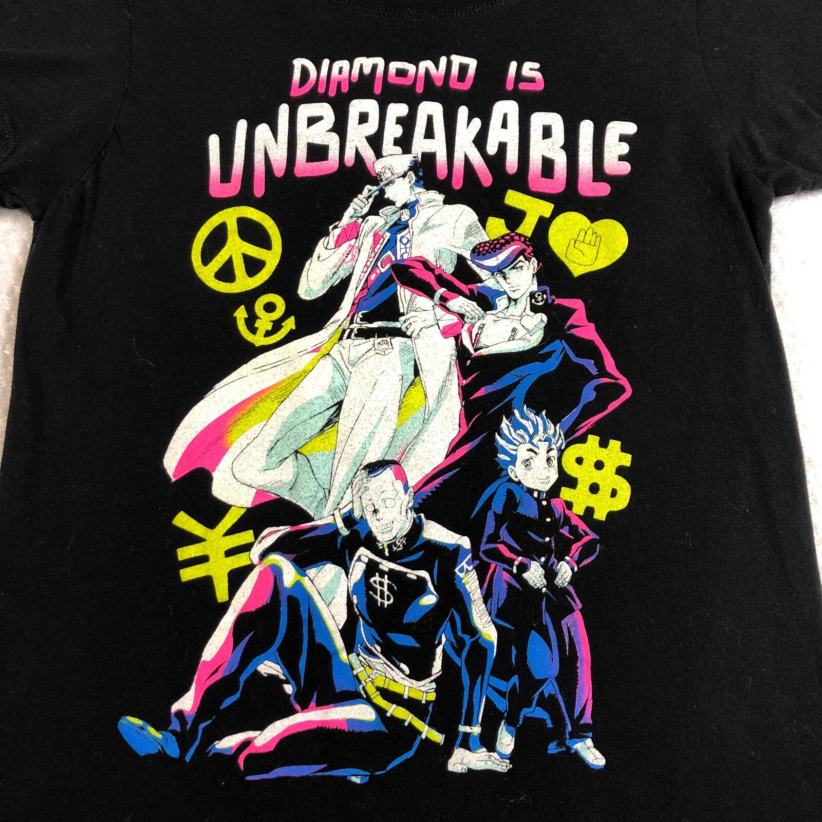 Jojos Bizarre Adventure Diamond is Unbreakable Womens T-Shirt Sz M Anime Manga