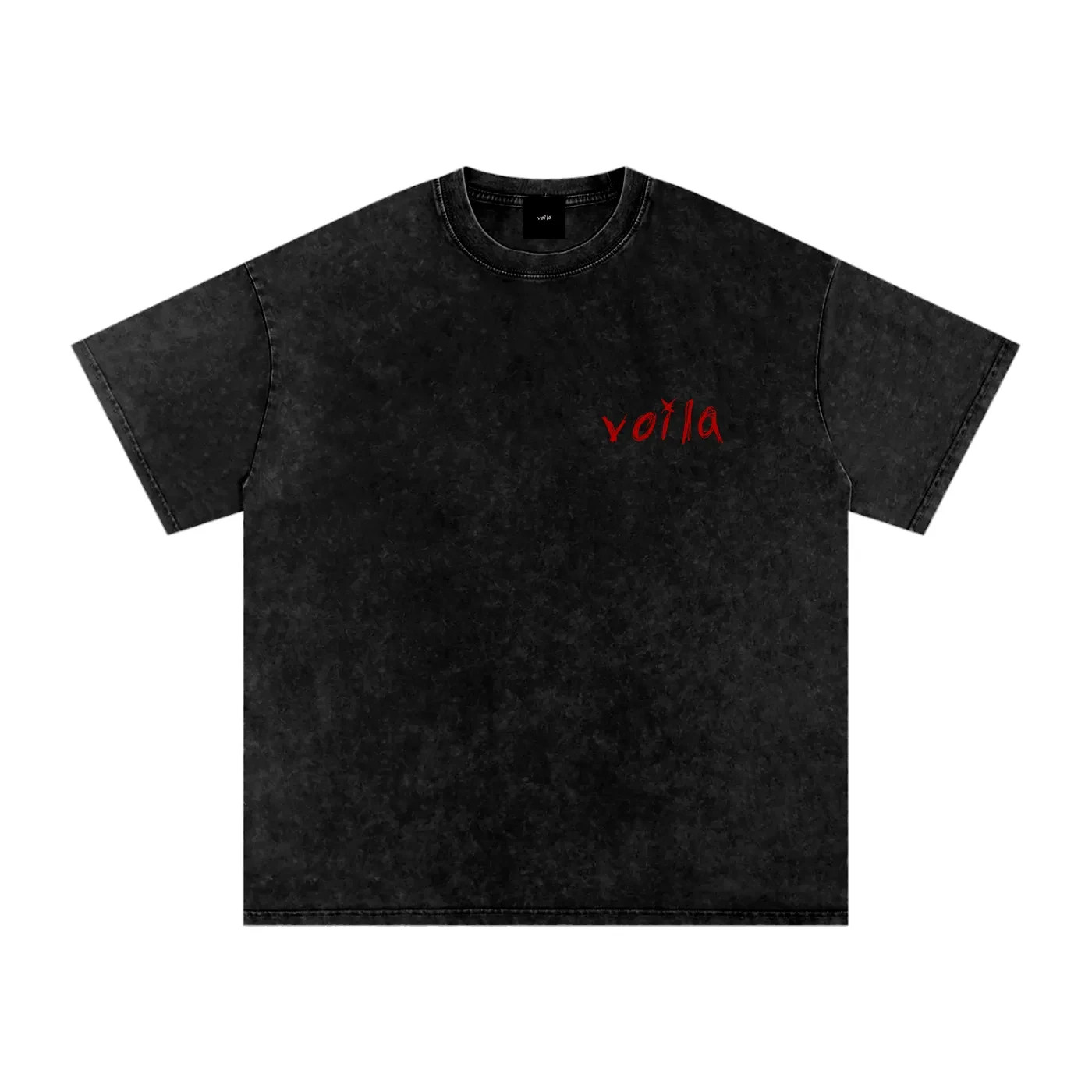 VOILA 001 – Snow Washed Oversized Cotton T-Shirt for Women