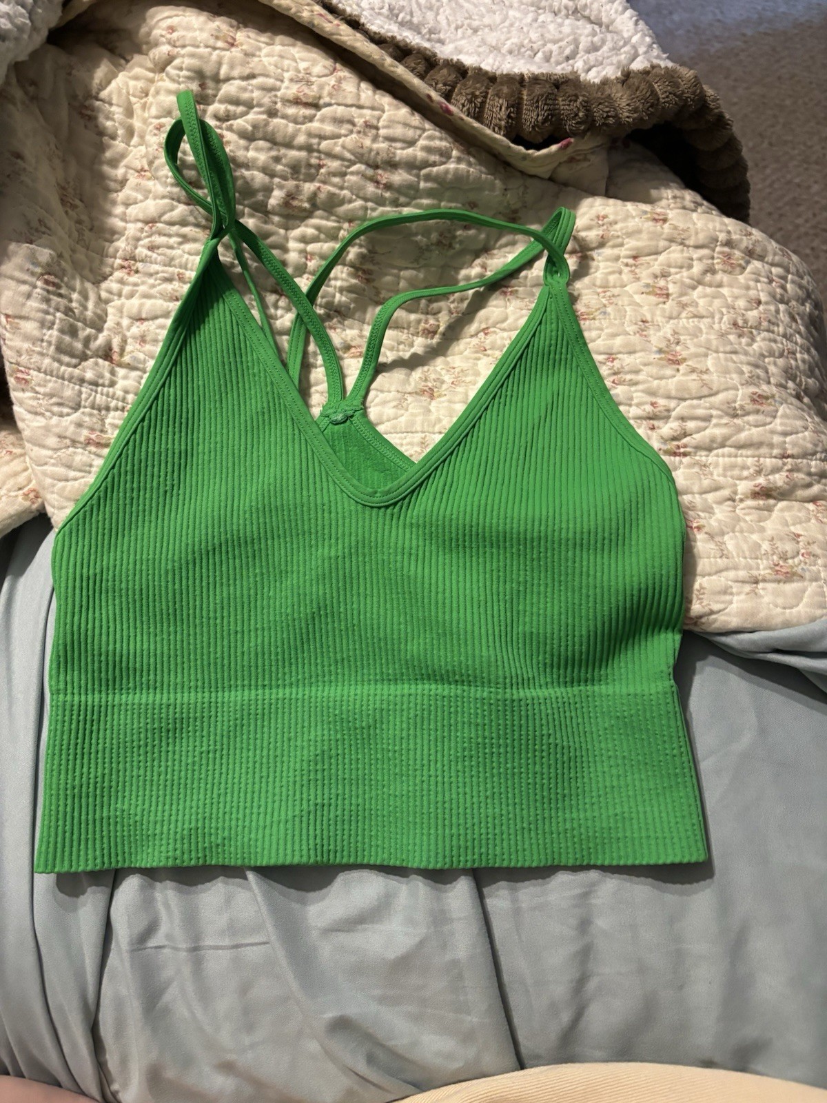 Nikibiki OS Ribbed Crop Top