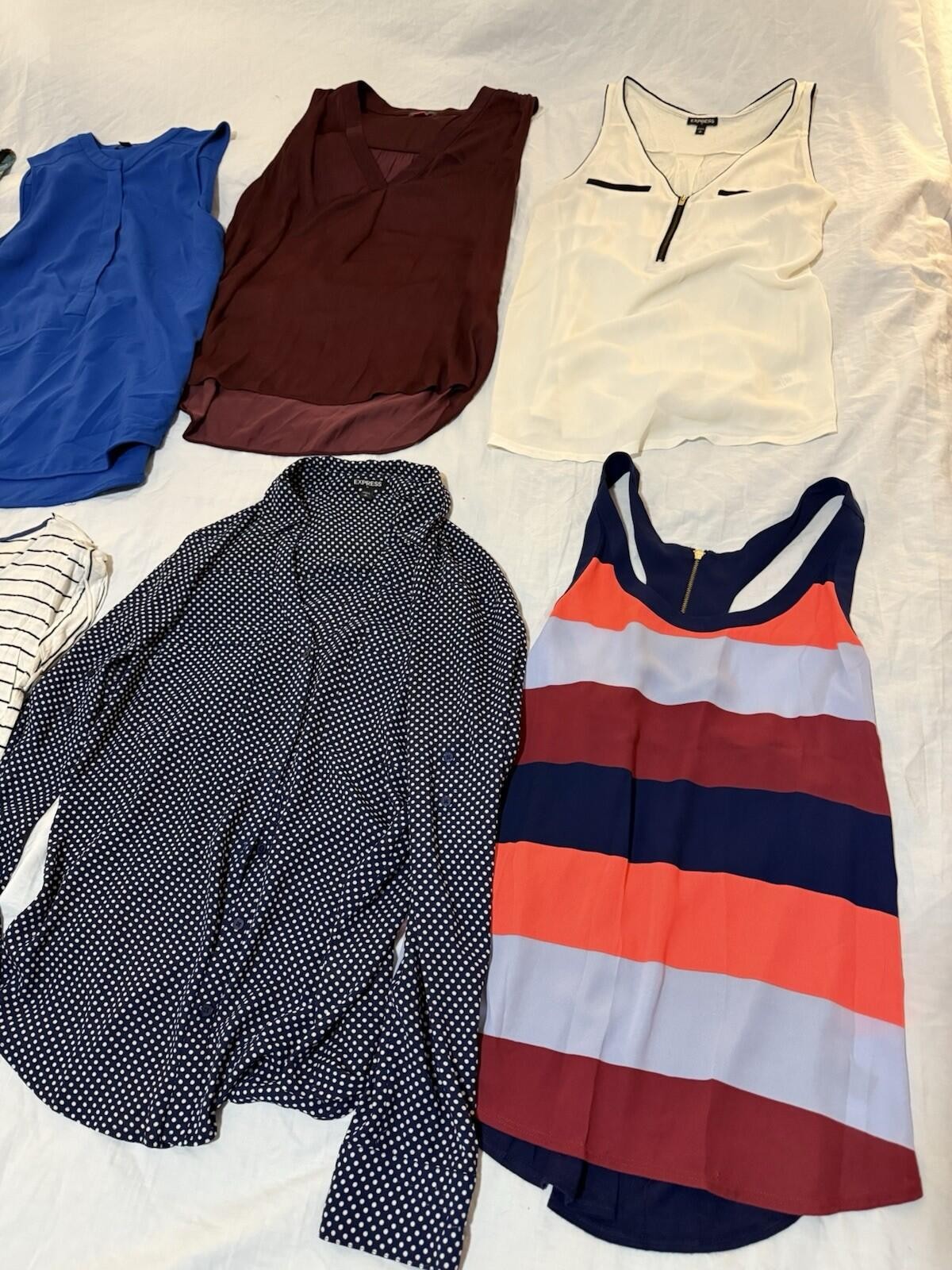 Wholesale Bulk Lot of 8 Women’s Casual Blouses Top Size Medium 168