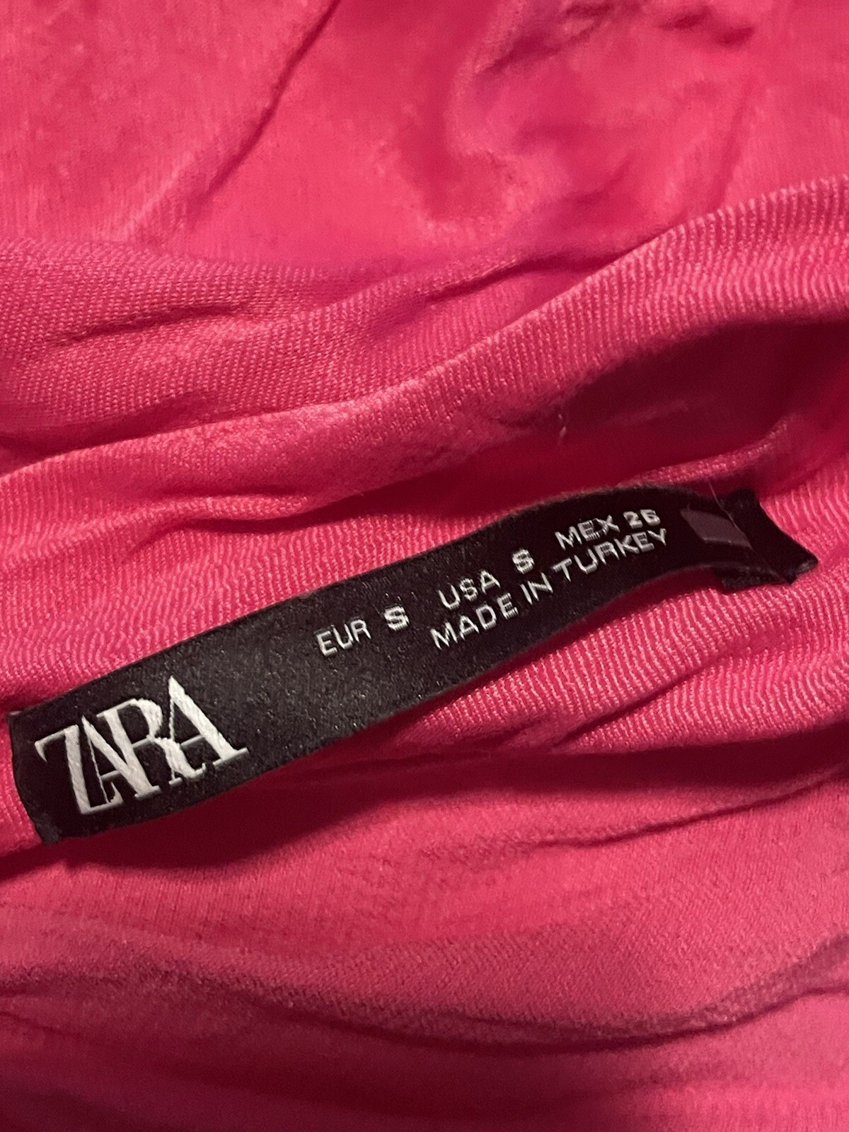 Women’s Small Pink 100% Viscosa Sleeveless Crop Top