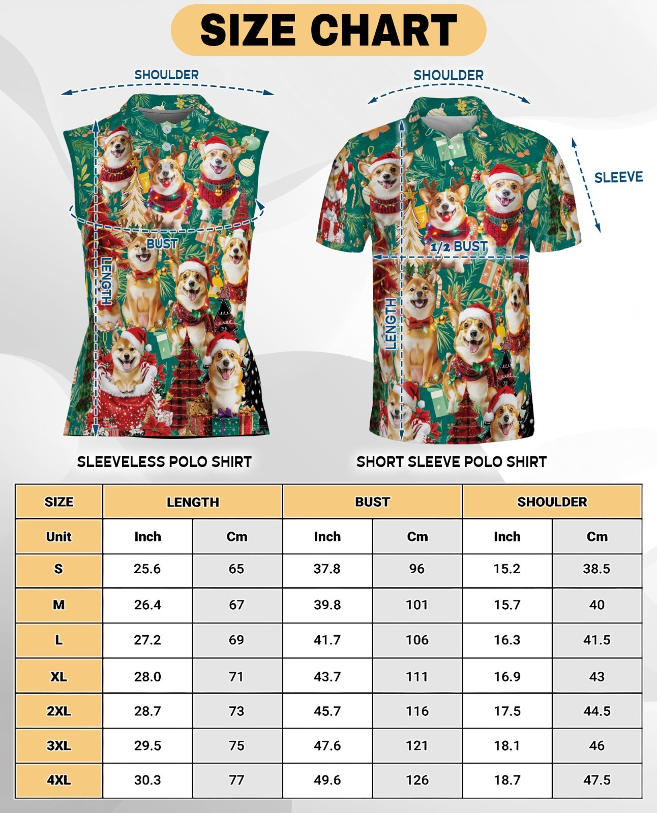 : Christmas Dog Women’s Sleeveless Performance Polo Shirt Holiday Golf Tennis