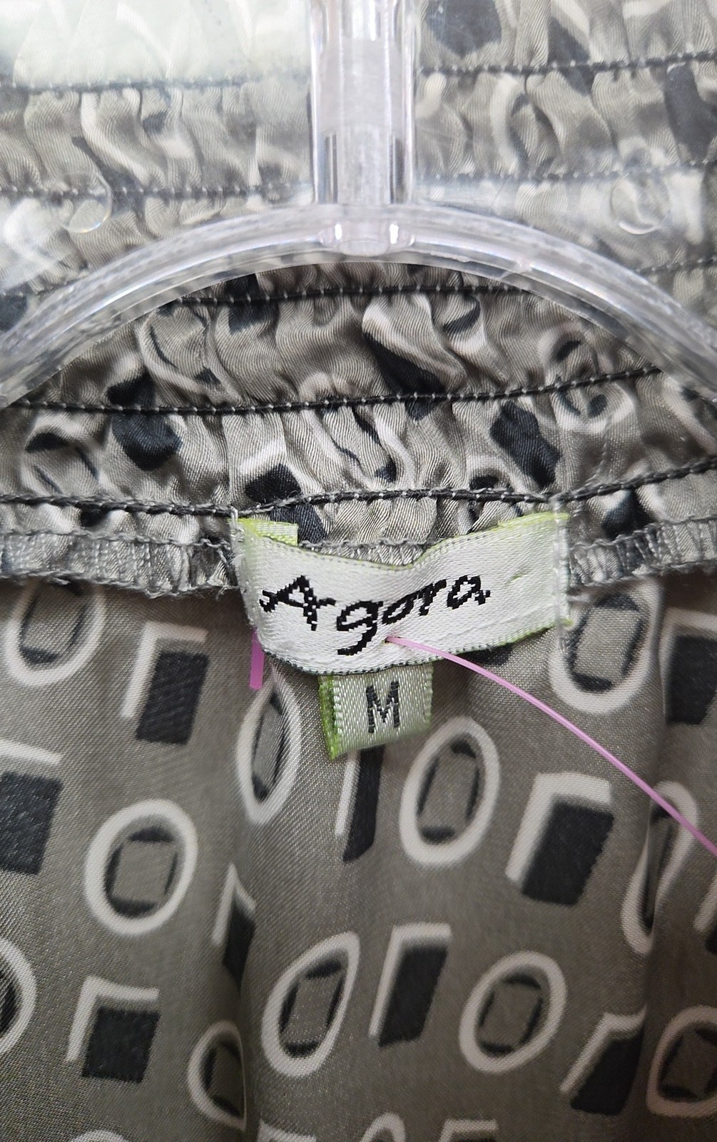 Agora Women’s Size M Gray Sleeveless Top