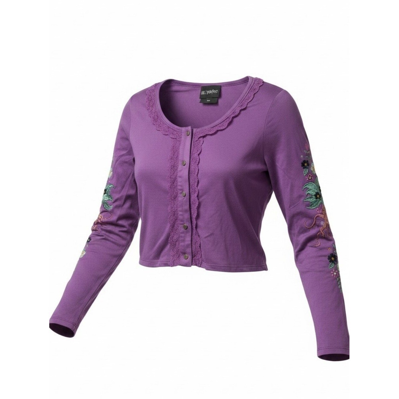 WIZARDING WORLD OF HARRY POTTER | Mandrake Embroidered Lace Crop Blouse | M