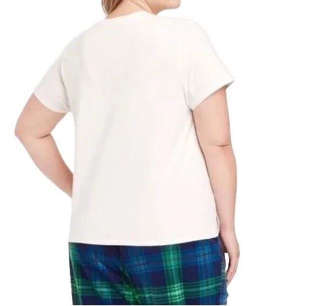 Women’s WonderShop “IT’S ALL VERY MERRY” Short Sleeve Holiday T Shirt White S