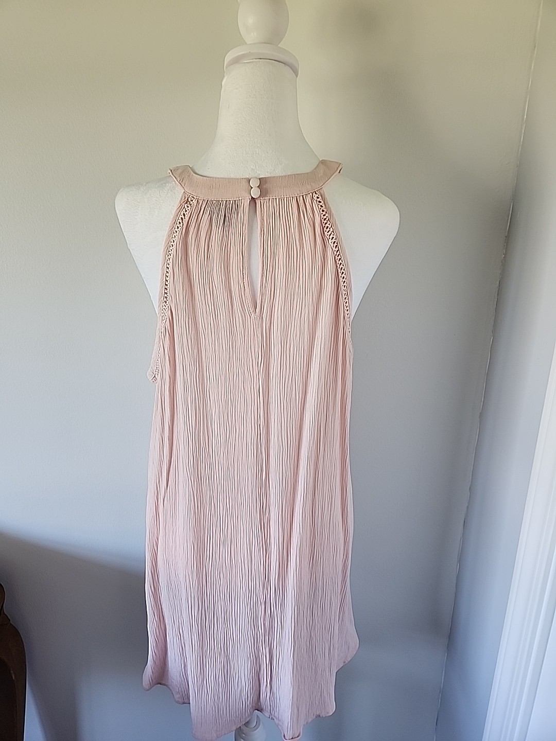 Torrid Light Pink Tank Top Women Feminine Boho Sleeveless Size 1