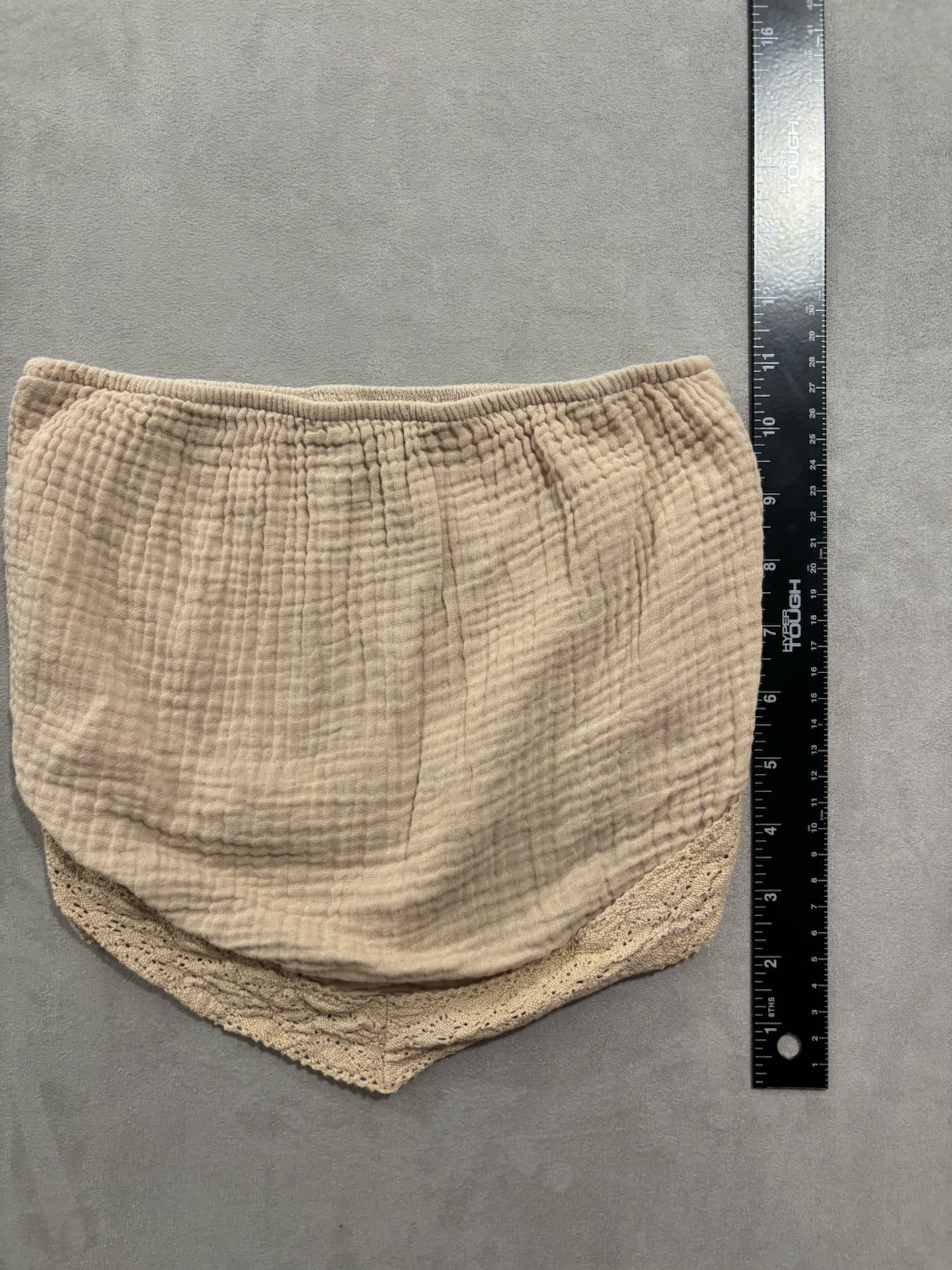 Full Tilt Bandeau White Strapless Y2K Girly Tube Top Ribbed Knit Bralette