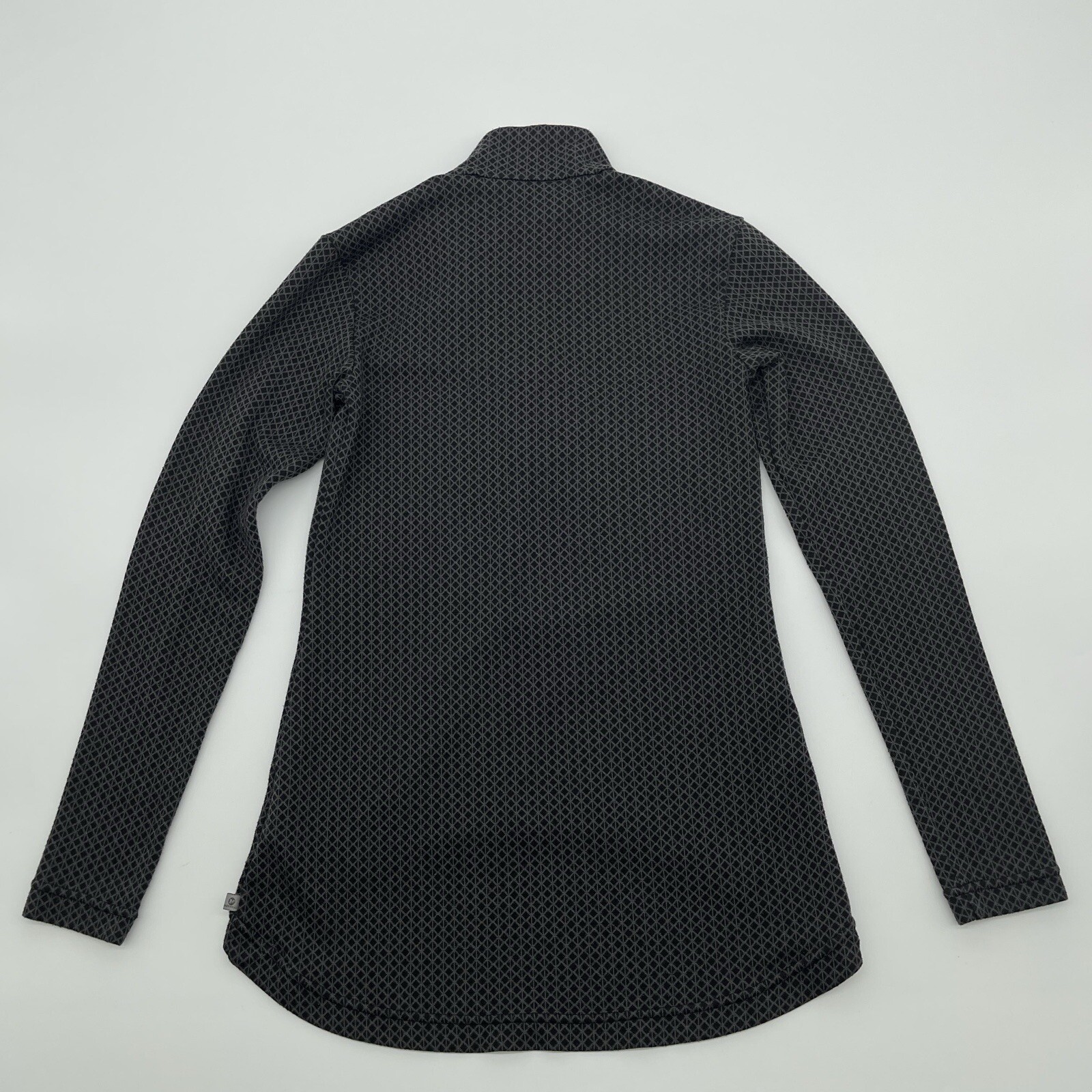 XS Extra Small Merrell Pullover Long Sleeve Top Gray Indira Mock Neck Henley
