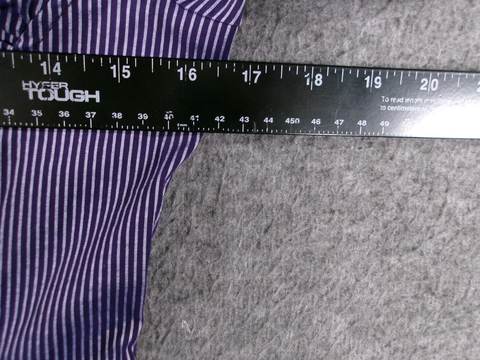 HM Top Woman 8 Purple Striped Base Layer Capsule Office Causal Preppy Day Basic