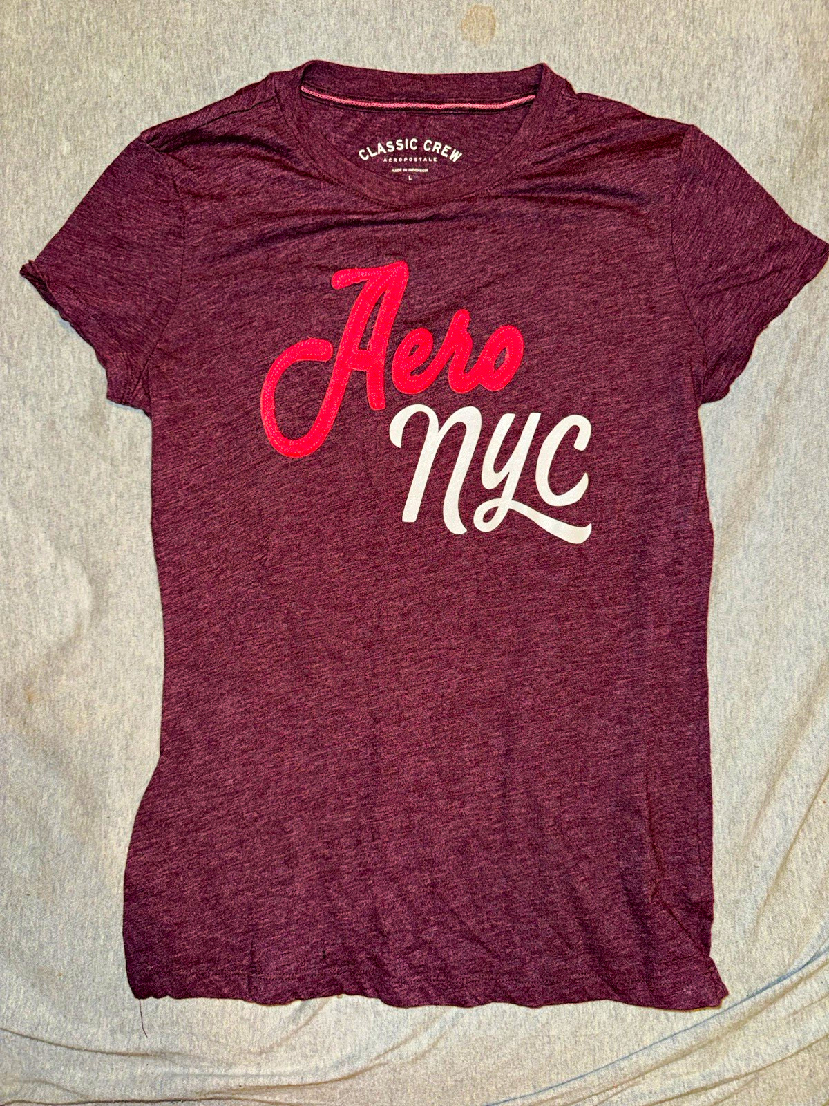 Women’s Burgundy Aero T-SHIRT