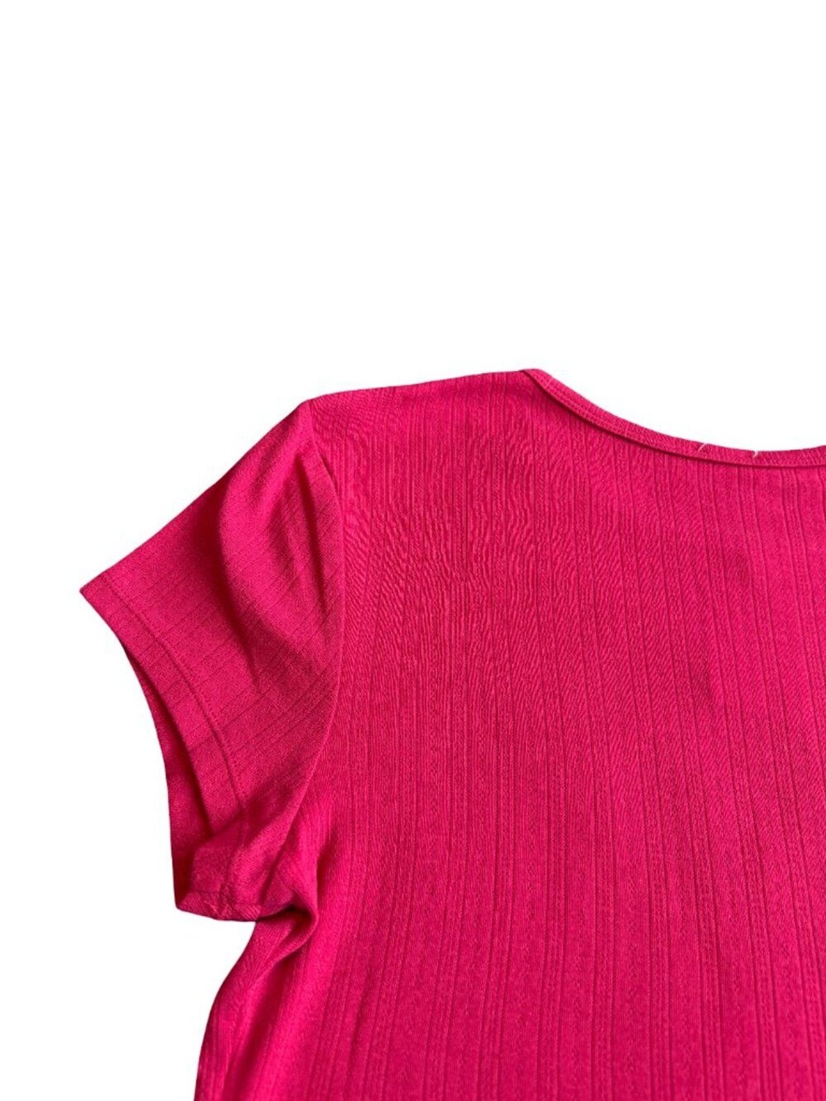 Intimately Free People Lipstick Red T-Shirt Top Blouse Stretchy Size Large NWT