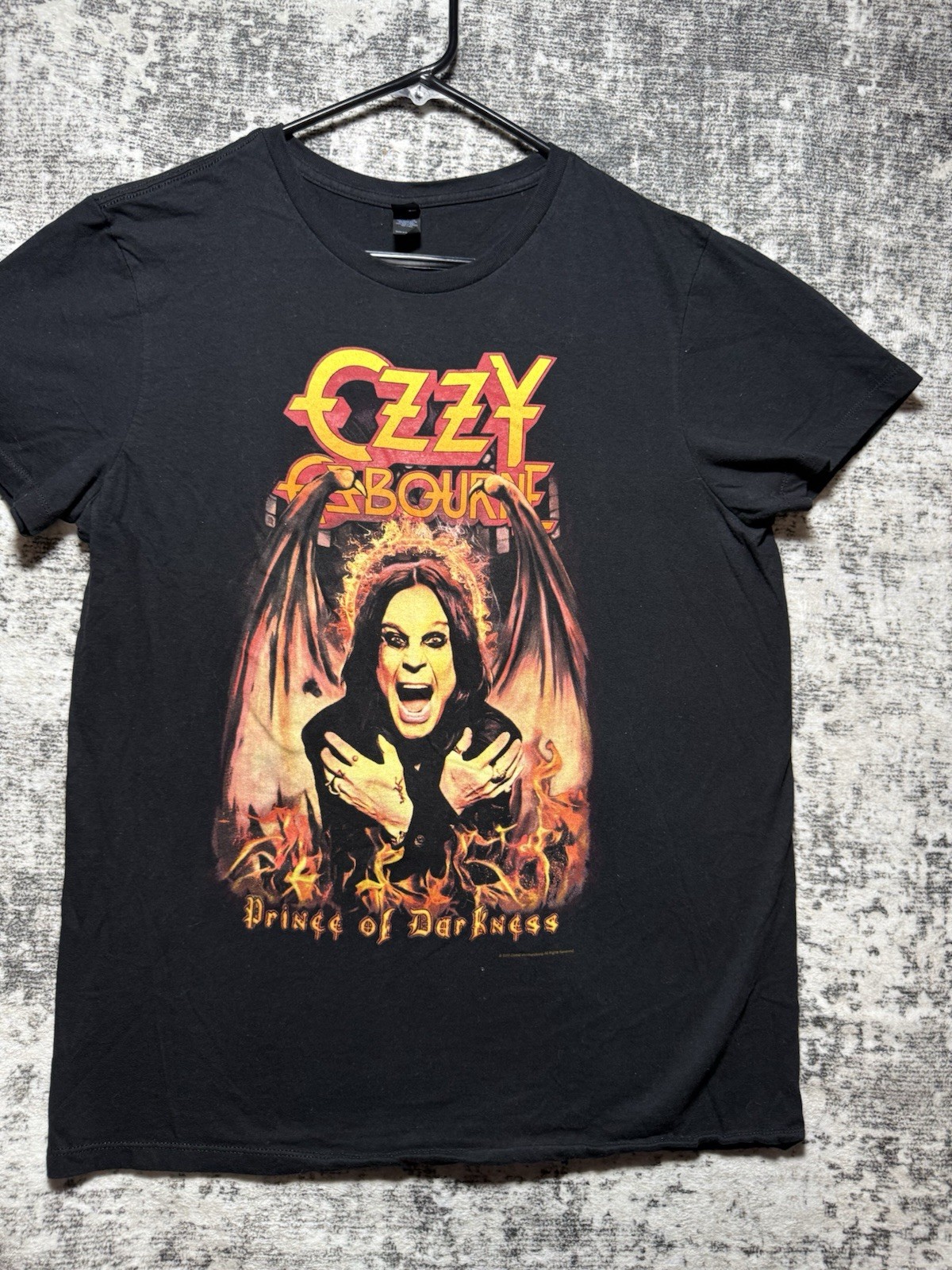 OZZY OSBOURNE Women’s Large shirt Prince Of Darkness Hard Rock Heavy Metal