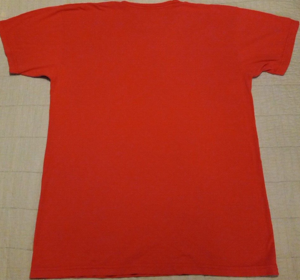 Women’s Large Baggy Fit Sincerely Jules Pink Dry Clean Only Spellout T Shirt Top