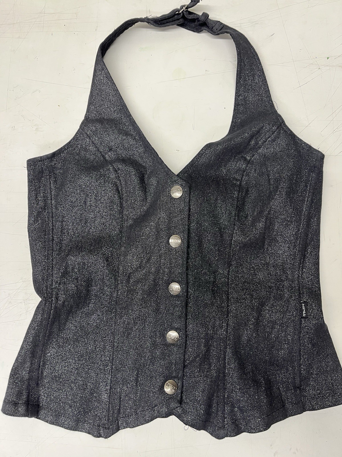 tripp nyc corset top Xl Shimmery Black