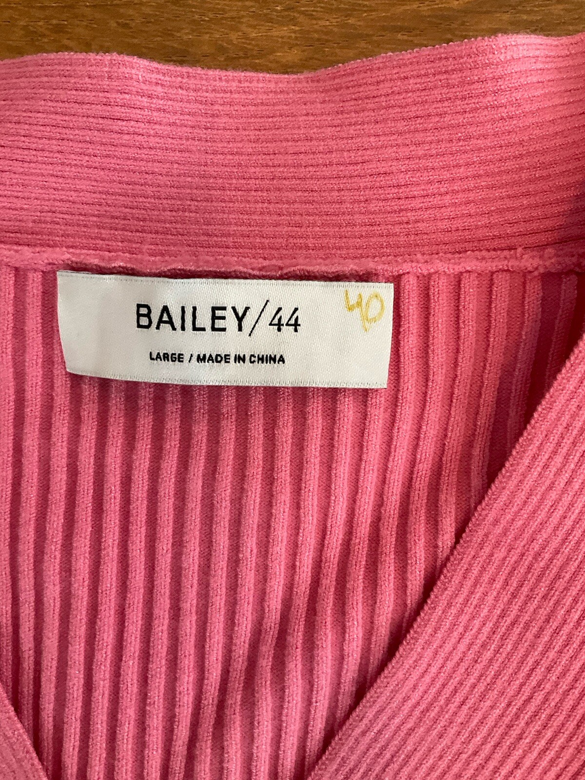 Women’s Size Large Bailey/44 Pink Tank With Tags